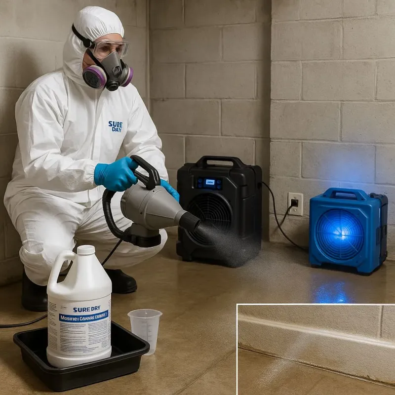 Sanitization and Odor Removal process in Buena Vista, MI
