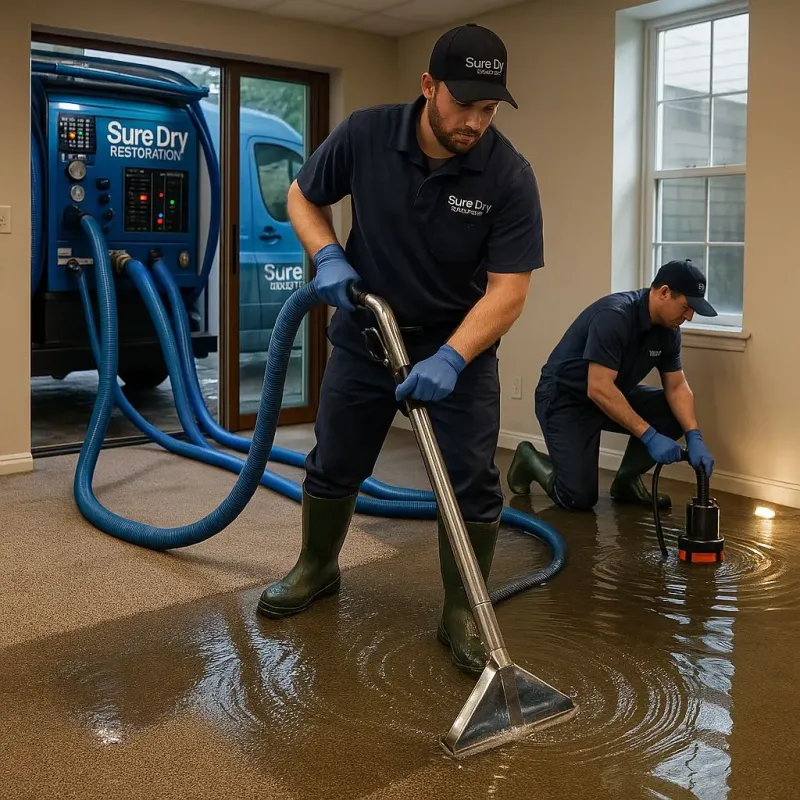 Water Extraction and Removal process in Buena Vista, MI
